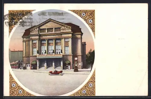 AK Magdeburg, Magdeburger Zentral-Theater, Passepartout