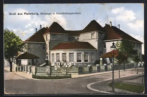 AK Radeburg, Blick zur Bildungs- und Haushaltungsschule