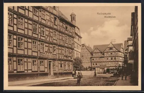 AK Melsungen, Partie auf dem Marktplatz