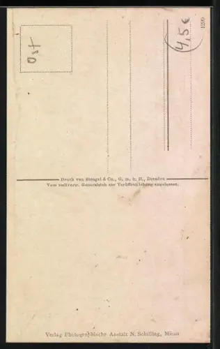 AK Mitau, Partie an der Trinitatiskirche