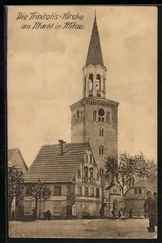AK Mitau, Die Trinitatis-Kirche am Markt