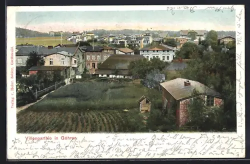 AK Göhren / Rügen, Villenpartie