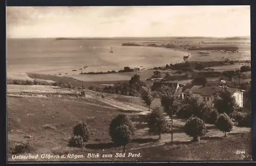 AK Göhren a. Rügen, Blick zum Südperd
