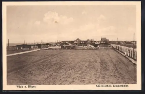 AK Wiek a. Rügen, Sächsisches Kinderheim