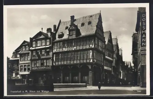 AK Frankfurt a. M., Haus zur Waage