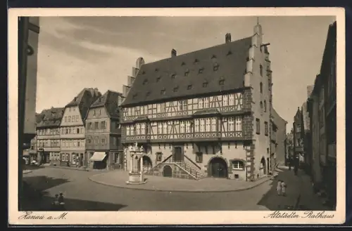 AK Hanau a. M., Altstädter Rathaus
