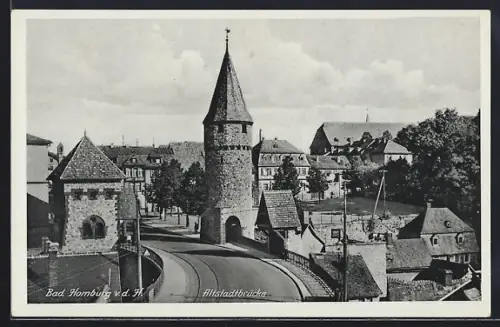 AK Bad Homburg v. d. H., Altstadtbrücke