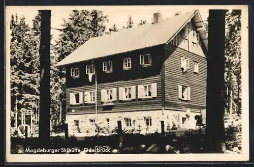 AK Oderbrück, Magdeburger Skihütte