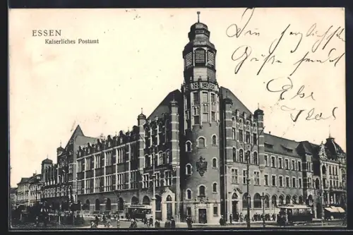 AK Essen / Ruhr, Kaiserliches Postamt