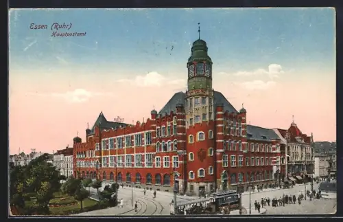 AK Essen /Ruhr, Hauptpostamt