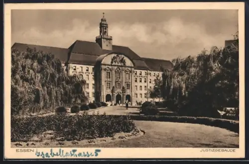 AK Essen / Ruhr, Justizgebäude