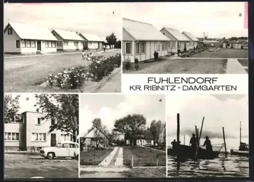 AK Fuhlendorf bei Ribnitz-Damgarten, Ferienobjekte der LPG 1. Mai, Konsumgasthaus, Teilansicht