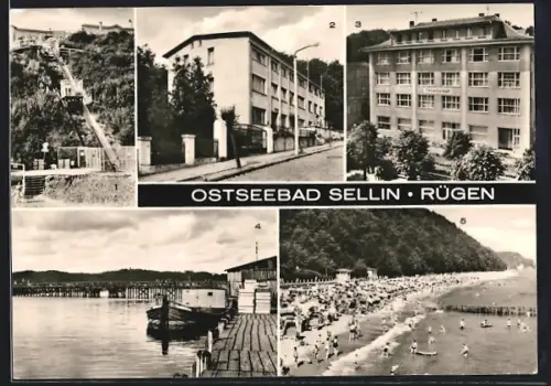 AK Sellin /Rügen, Erholungsheim Freundschaft, Neuensiener See, Schulungsheim d. Minist. für Landwirtschaft, Warmbadstr.