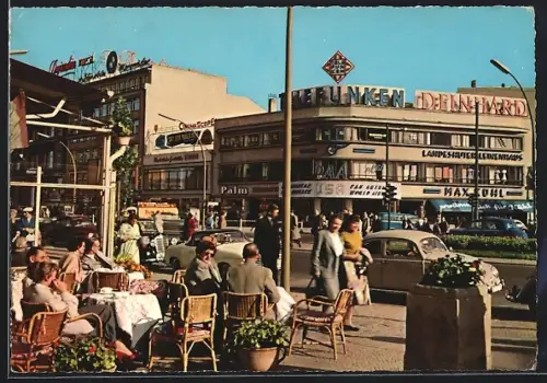 AK Berlin, Kurfürstendamm mit Passanten