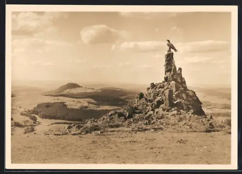 AK Fliegerdenkmal auf der Wasserkuppe