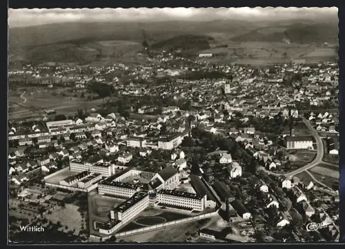 AK Wittlich, Gesamtansicht vom Flugzeug aus gesehen