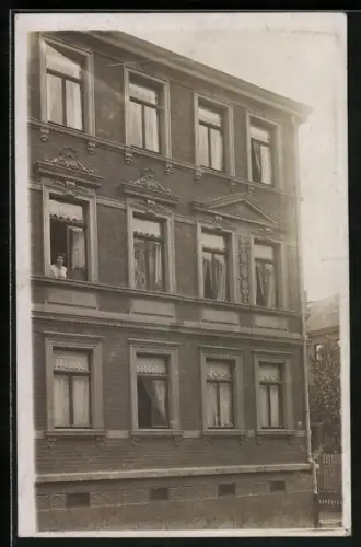 Foto-AK Weimar / Thüringen, Haus in der Friessstrasse 4