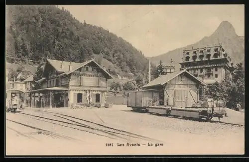 AK Les Avants, La gare