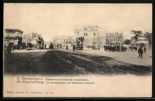 AK St.-Pétersbourg, La perspective de Kamenno-Ostroff