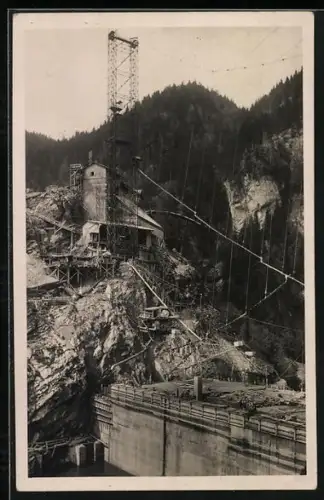 AK Wäggithal, Kraftwerk Wäggithal, Betonieranlage mit dem Lift