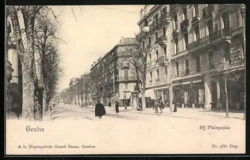 AK Genève, Bd. Plainpalais