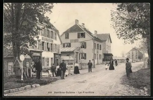 AK Verrières-Suisses, Hotel Federal, Cafe Suisse, La Frontière