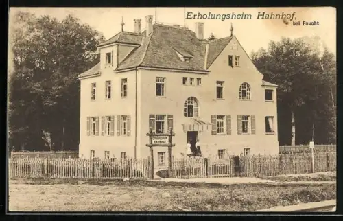 AK Feucht, Erholungsheim Hahnhof am Waldesrand