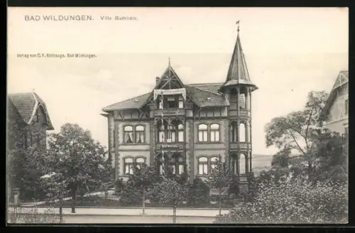 AK Bad Wildungen, Hotel Villa Bathildis