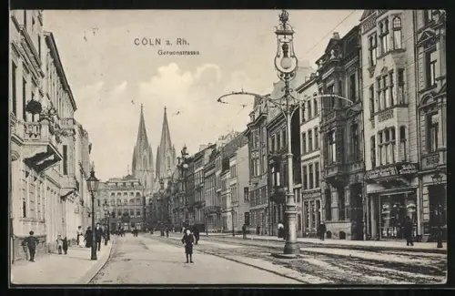 AK Cöln a. Rh., Geschäft von C. Gondorf in der Gereonstrasse