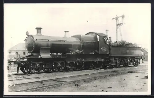 Foto-AK Englische Eisenbahn, Lokomotive No. 3369 Trelawny der GWR