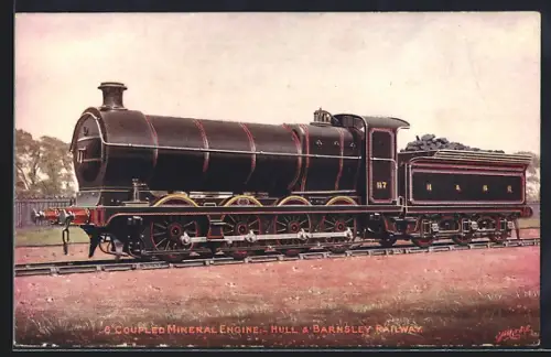 AK Englische Eisenbahn, Lokomotive No. 117 der H. & B. R.