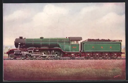 AK Englische Eisenbahnlokomotive No. 1470, Great Northern Railway