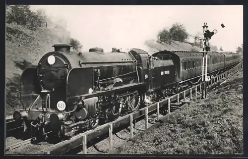 Foto-AK Englische Eisenbahn, Lokomotive No. 901 Winchester der S. R.