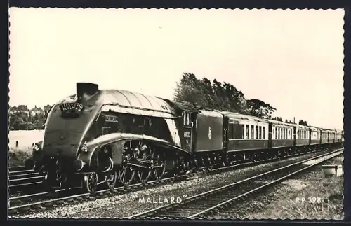 Foto-AK Englische Eisenbahn, Lokomotive No. 60022 Mallard der B. R.