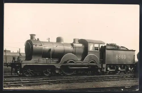 Foto-AK Englische Eisenbahn, Lokomotive No. 8860