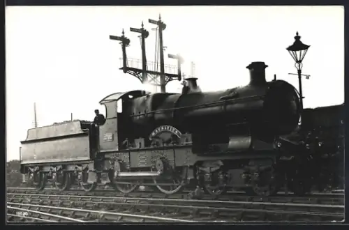 Foto-AK Englische Eisenbahn, Lokomotive No. 3705 Mauritius der Great Western Railway