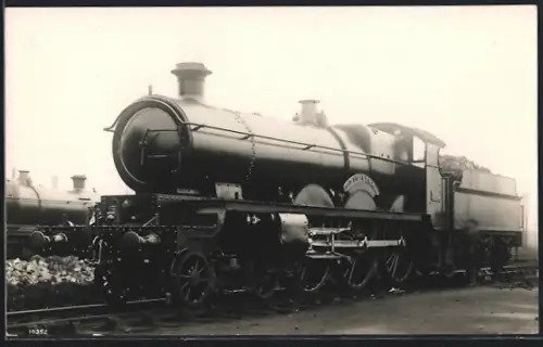 Foto-AK Englische Eisenbahn, Lokomotive No. 4001 Dog Star der G. W. R.