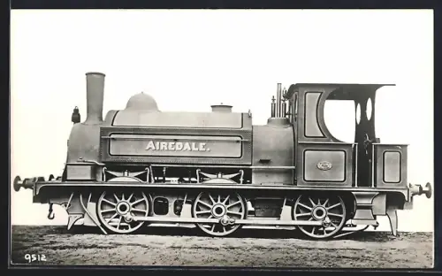 Foto-AK Lokomotive Airedale der englischen Eisenbahn