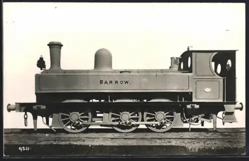 Foto-AK Lokomotive Barrow der englischen Eisenbahn