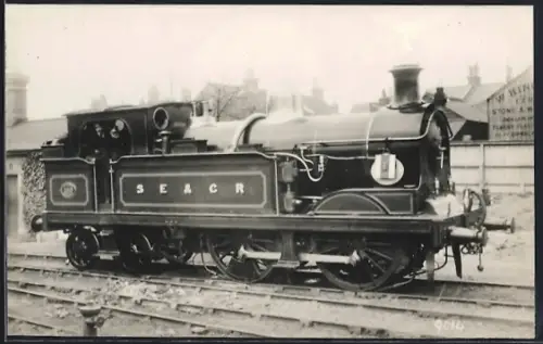 Foto-AK Englische Eisenbahn, Lokomotive No. 180 der SE & CR