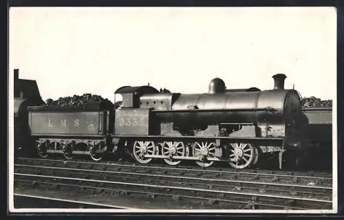 Foto-AK Englische Eisenbahn, Lokomotive No. 9335 der L. M. S.