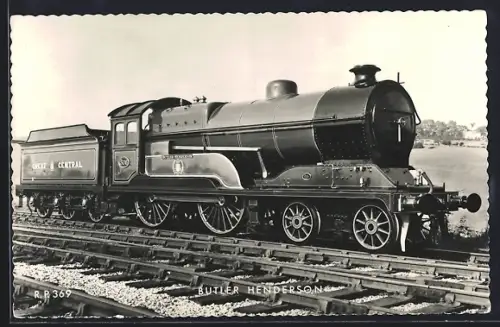 Foto-AK Englische Eisenbahn, Lokomotive No. 506 Butle Henderson der Great Central Railway