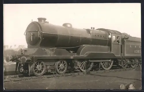 Foto-AK Englische Eisenbahn, Lokomotive No. 6383 der LNER