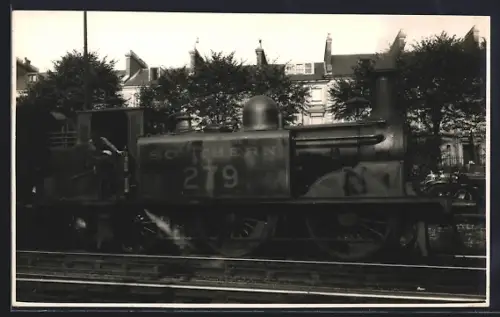 Foto-AK Englische Eisenbahn, Lokomotive No. 279 der der Southern Railway