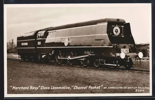AK Englische Eisenbahn-Lokomotive No. 21C1 Channel Packet, Southern Railway