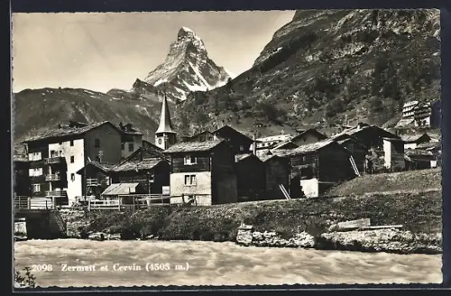 AK Zermatt, Panorama et Cervin