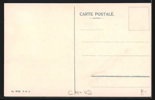 AK Lausanne, Vue générale depuis Beaulieu