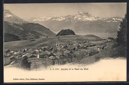 AK Leysin, Panorama et la Dent du Midi