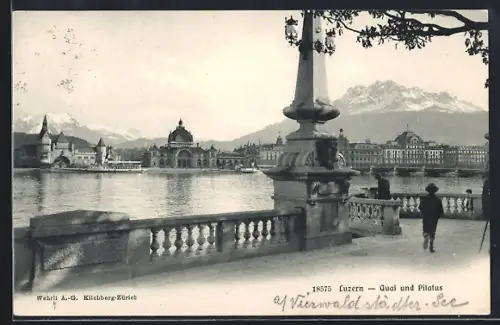 AK Luzern, Quai und Pilatus