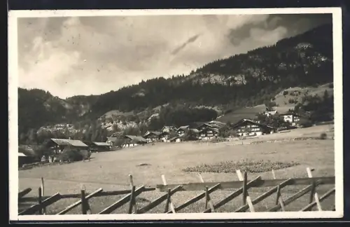 AK Hohfluh, Ortspartie mit Zaun